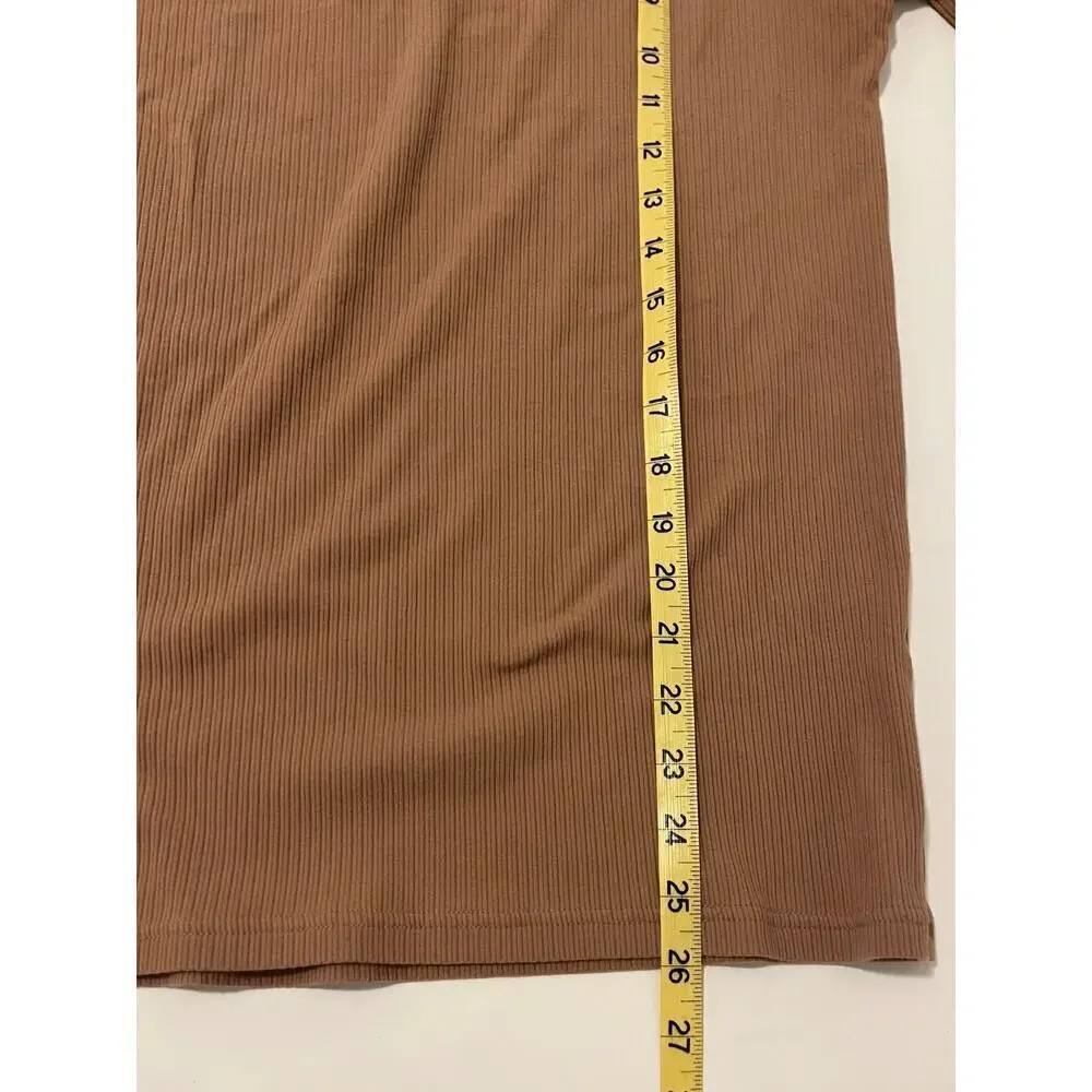 J. Crew Ribbed Mockneck Top